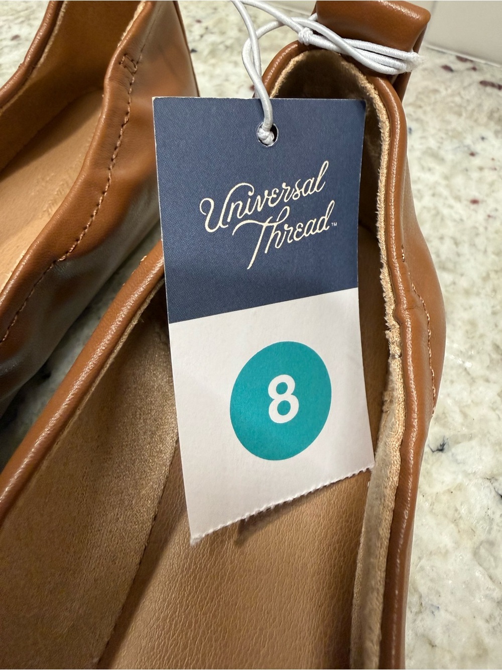 Universal Thread Women's Brown Ballet Flats Size 8 NWT - Picture 8 of 9